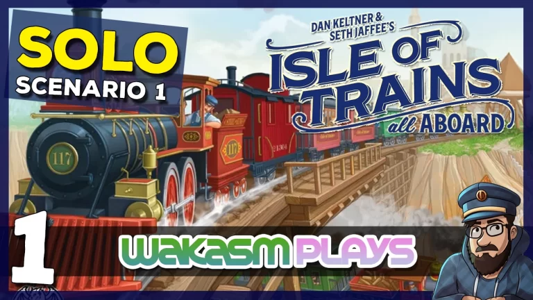 Isle of Trains: All Aboard!? Scenario 1 (Solo) Deliveries to Bilington's and Flint Beach. Youtube Thumbnail