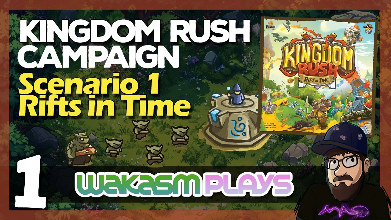 ▶️Kingdom Rush Rift In Time Board Game Campaign 🧌 Solo 🧌 Scenario 1 – Rifts in Time