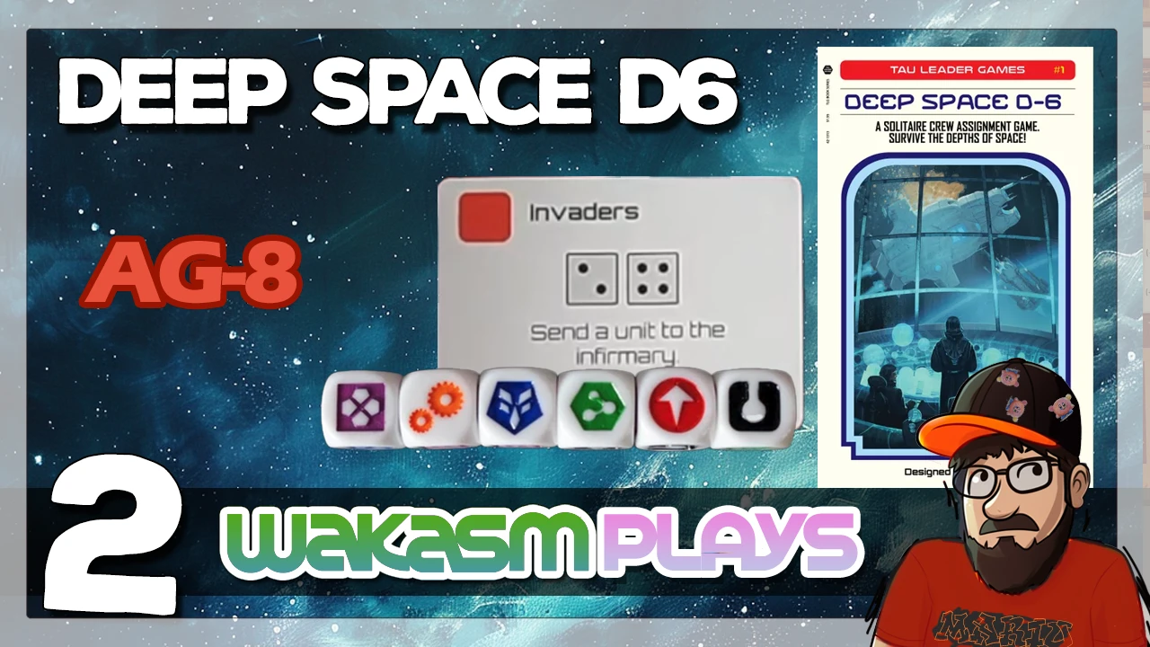 ▶️Deep Space D-6 – AG-8’s Voyage👨‍🚀- Drones, Drones, Drones! – A soloboardgaming playthrough [Ep 2]