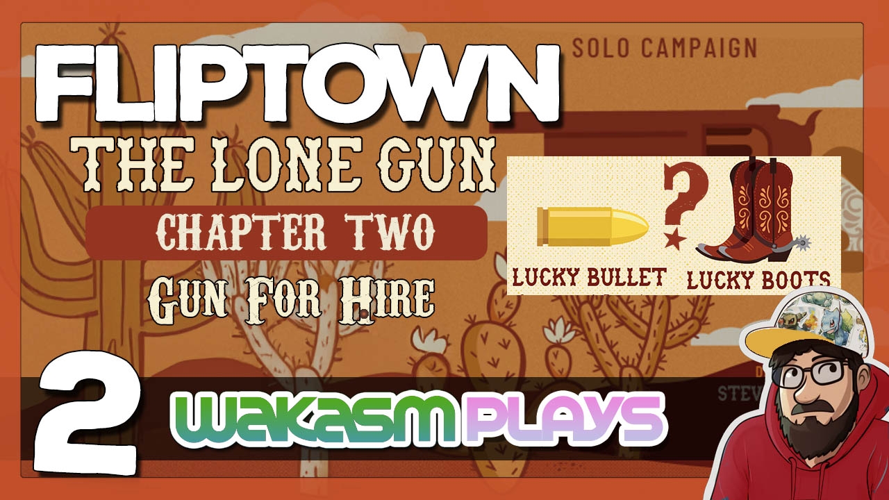 ▶️Fliptown: The Lone Gun – Ch 2 ‘Gun For Hire’ 🔥 Hard Mode Challenge! 🔫 | Solo Board Game Adventure