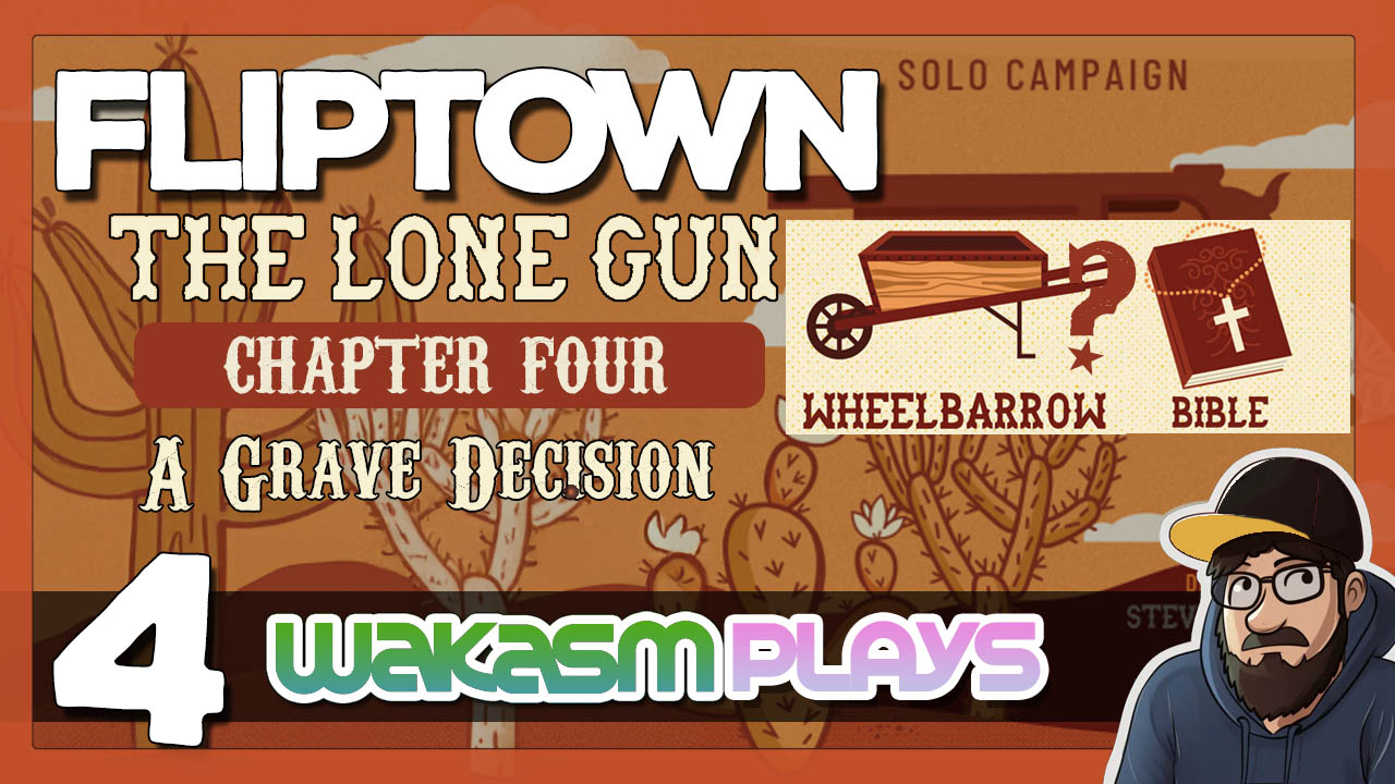 ▶️Fliptown: The Lone Gun – Ch 4 ‘A Grave Decision’ 🪦 Hard Mode Challenge | Solo Board Game Fun!