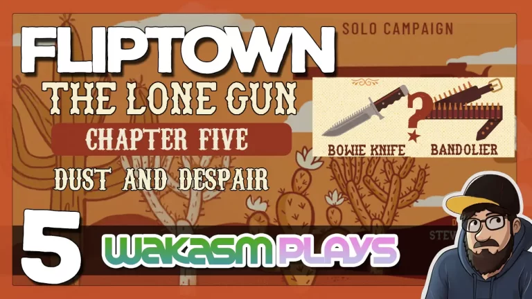 Fliptown: The Lone Gun - Ch 5 'Dust and Despair' 🐔 Hard Mode Challenge | Solo Board Game Fun!