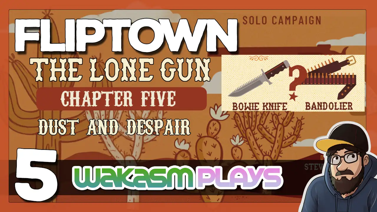 Fliptown: The Lone Gun – Ch 5 ‘Dust and Despair’ 🐔 Hard Mode Challenge | Solo Board Game Fun!