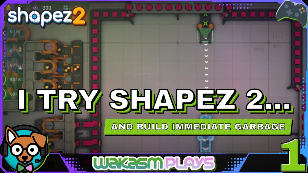 I Tried Shapez 2 Blind and Built Immediate Garbage
