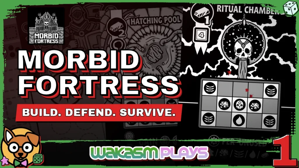 Morbid Fortress First Look | A Dark Little Write-and-Erase Solo Game