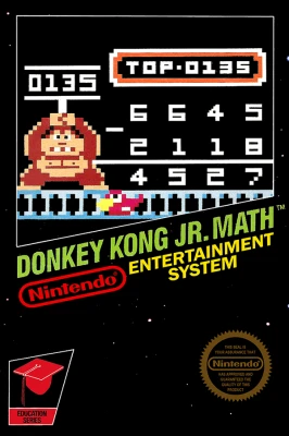 Donkey Kong Jr. Math Box Art
