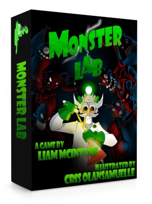 Monster Lab Card Game Box Art