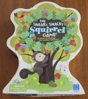The Sneaky Snacky Squirrel Game Box Art