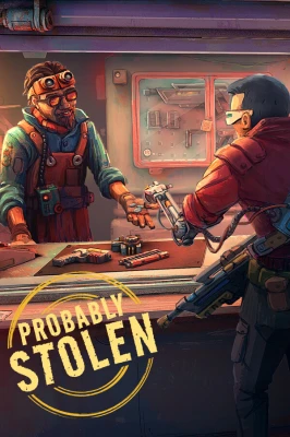 Probably Stolen – Cyberpunk Shopkeeper Sim Box Art
