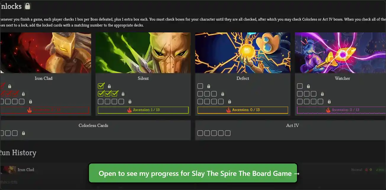 Victories & Defeats + Campaign Tracker